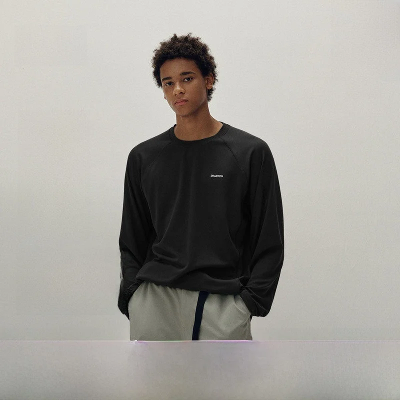 

Мужская футболка Semir с длинным рукавом, быстросохнущая, спортивная, повседневная, для пар, осенняя, модная, новинка, из полиэстера, с круглым вырезом