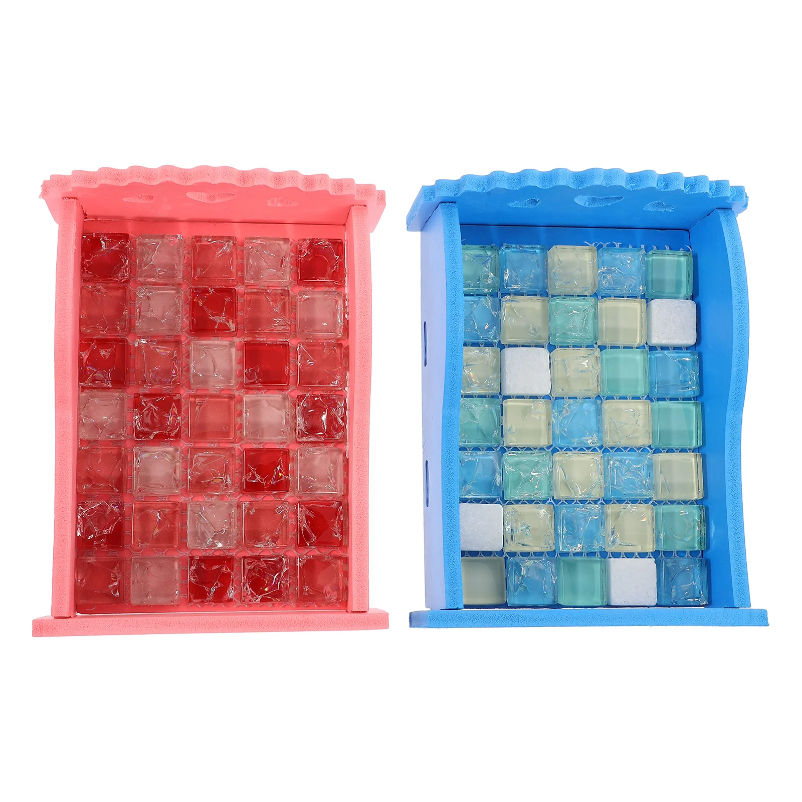 

2Pcs Cooling Bed Board for Hamsters Summer Sleeping Nest Reusable Lightweight Pet Cooling Pad Comfortable Small