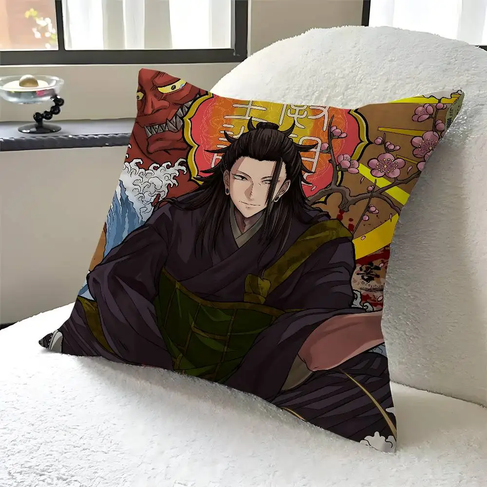 

Geto Suguru Anime Pillow Cover Design Cushion Cover Decor Holiday Decorati