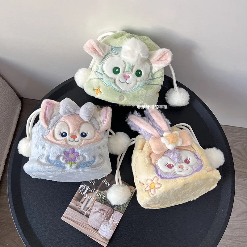 Haute qualité StellaLou LinaBell Gelatoni sac en peluche dessin animé sac à cordon porte-monnaie sac cosmétique cadeaux d'anniversaire fille