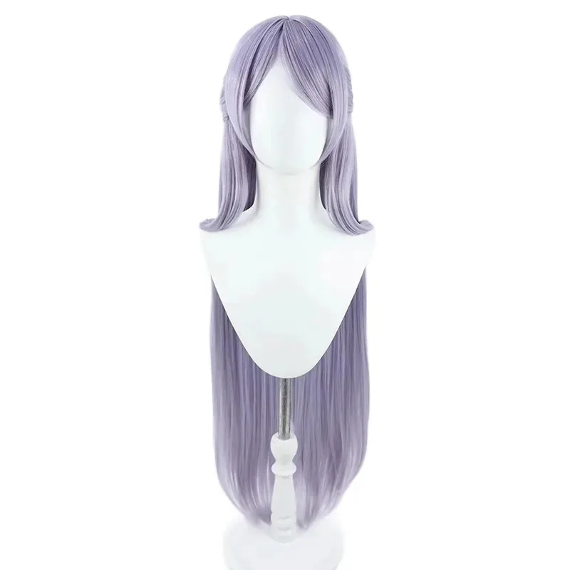 Vtuber Synthetische Genzuki Tojiro Perücke 2 Stile 30 cm/48 cm Silber Blau Cosplay Perücke Hitzebeständige Haar Halloween Party perücken + Perücken Kappe