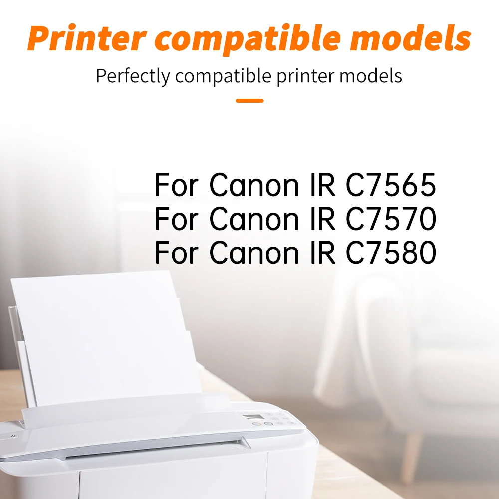 TUHUO NPG-72 NPG72 Color Toner Cartridge Compatible for Canon ADVANCEIPR C65 C60 C600 C650 C700 C750 C800 C850 DX C7770i Printer