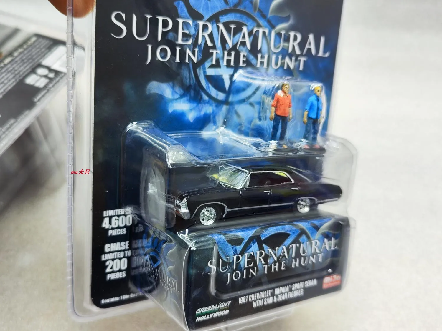 

GreenLight 1:64 Сверхъестественное 1967, Chevrolet Impala Sport Sedan, литая под давлением модель автомобиля из металлического сплава, игрушки для детей, коллекция подарков