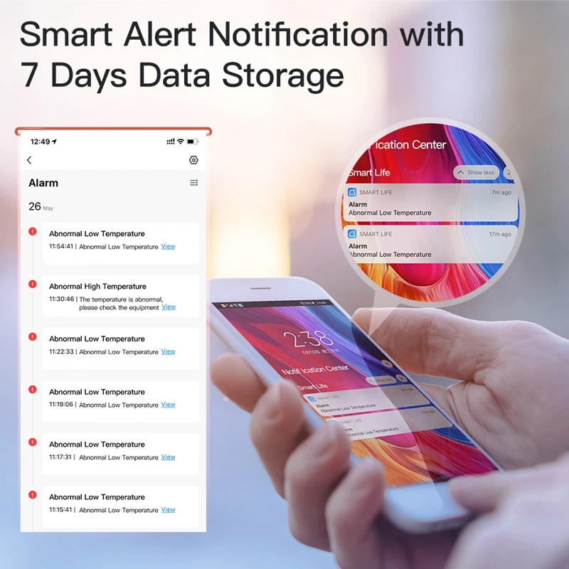 ترموستات درجة الحرارة الرقمية واي فاي ، قابس منفذ ، التدفئة ، وضع التبريد ، حوض السمك ، المنزل ، تويا ، التحكم الذكي بالتطبيقات