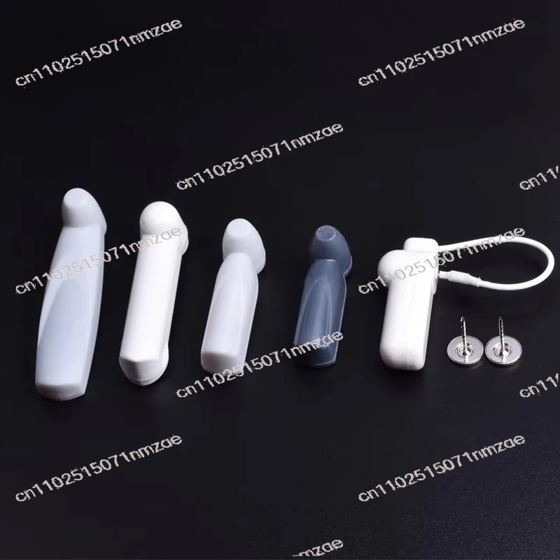 58KHz AM Security Tag Set Small & Large Hammer Tags Pipe Hard Label with Pin for Garment