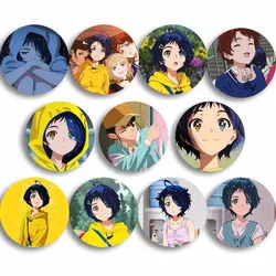 Anime Wonder Egg Priority Brooch Cartoon Ohto Ai Cosplay Badge Lapel Pin Accessories Clothes Backpack Decoration Jewelry Gifts