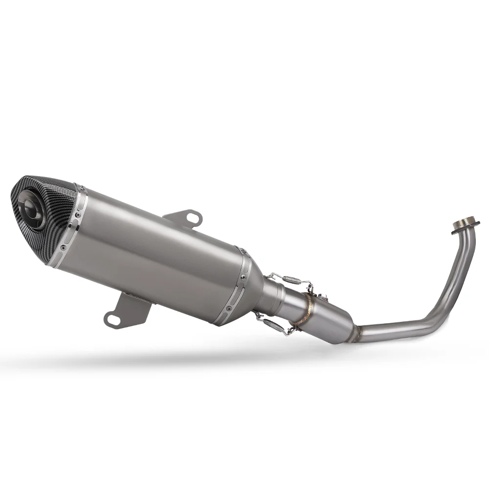 

STLF 300 Motorcycle Muffler Exhaust Pipe for FORZA300 Modification Front Full Exhaust Pipe Escape System