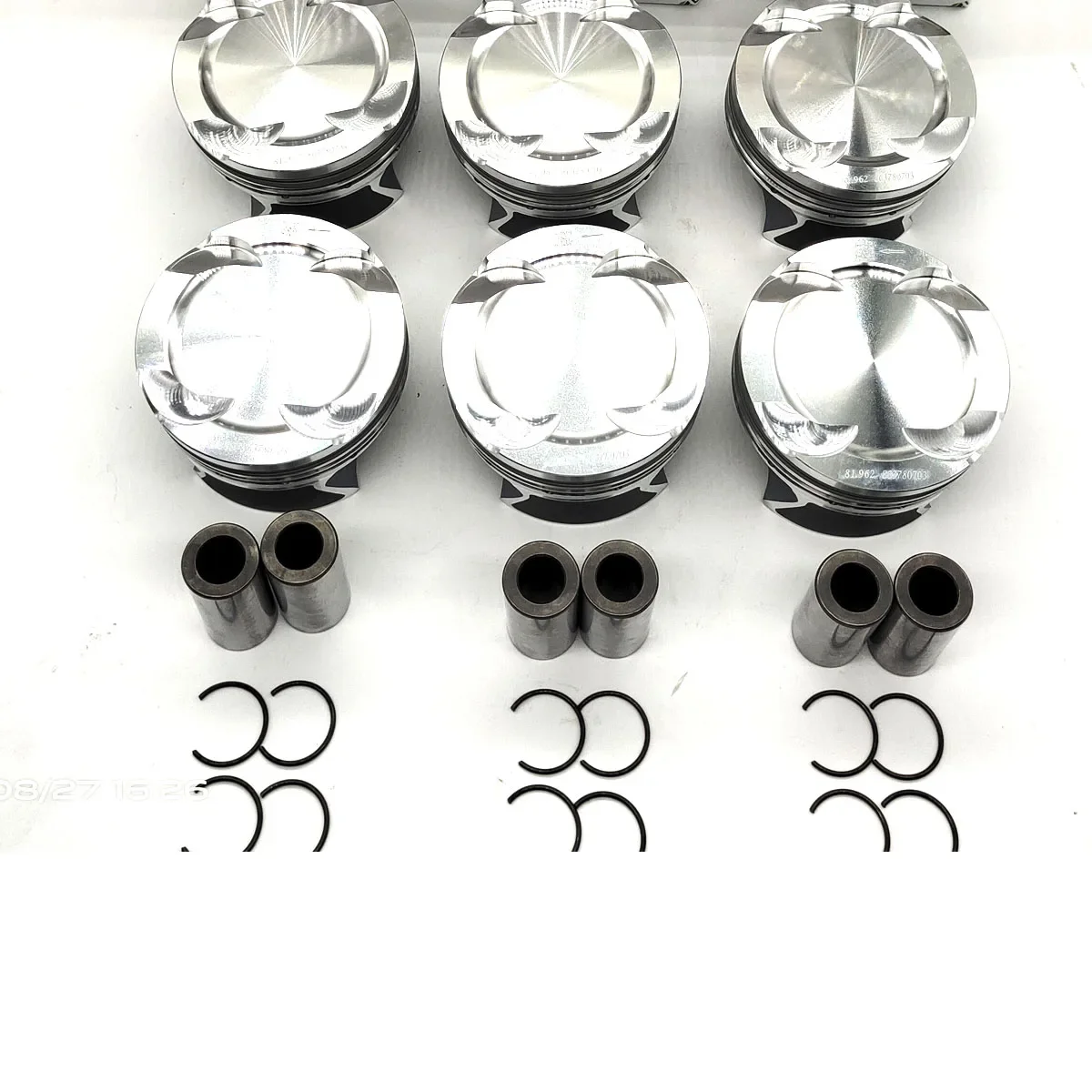 

6pcs/SET Pistons & Rings Φ82MM 11258637807 For BMW G32 640i xDrive M G12 740Li xDrive F36 F33 440i G30 540i F32 440i B58 3.0T