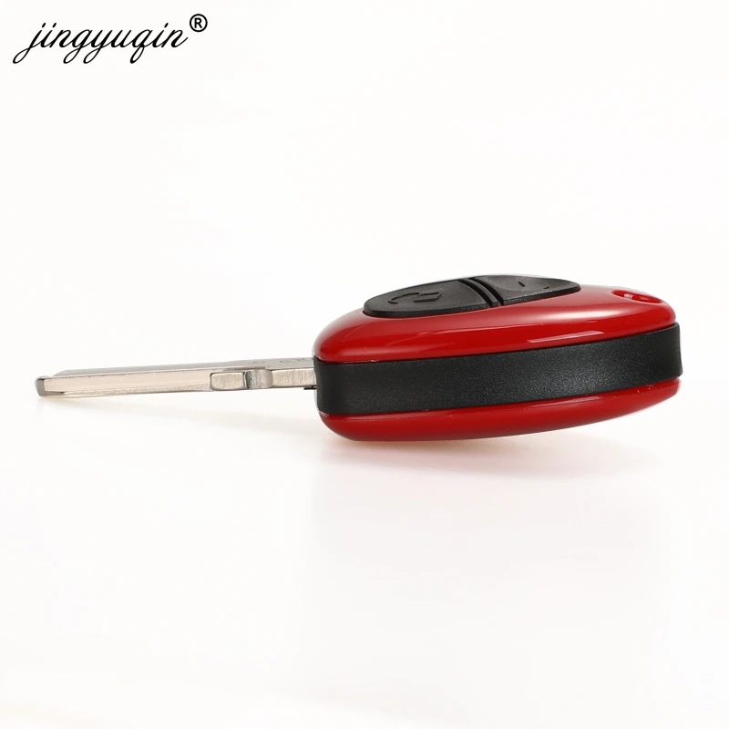 Jingyuqin for ferrari 458 f430 612 키 쉘 1/3 버튼 언컷 블랭크 블레이드 스마트 리모컨 키 커버 케이스 교체 fob