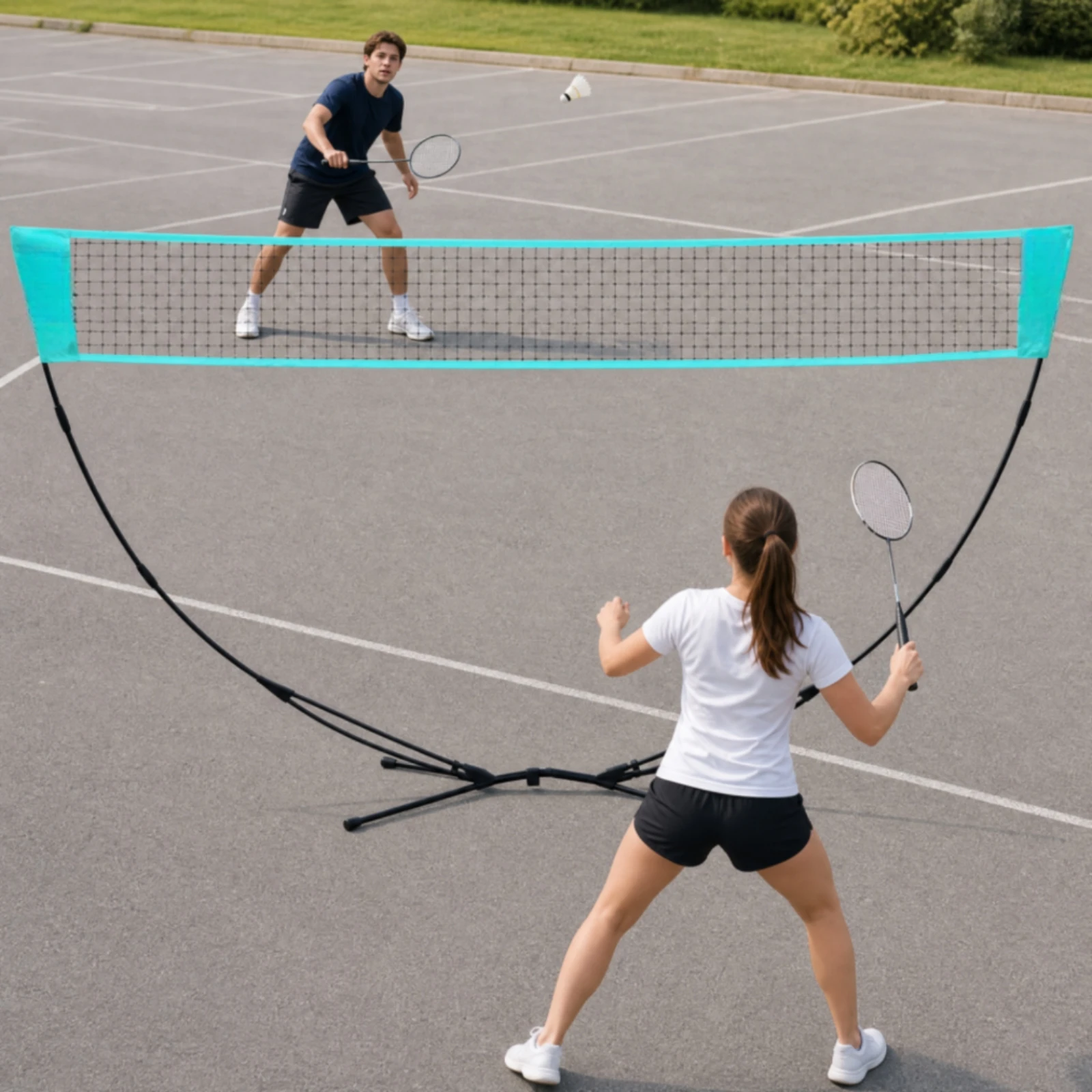ตาข่ายแบดมินตันแบบพับได้ พร้อม - Badminton Net บทวิจารณ์และราคา