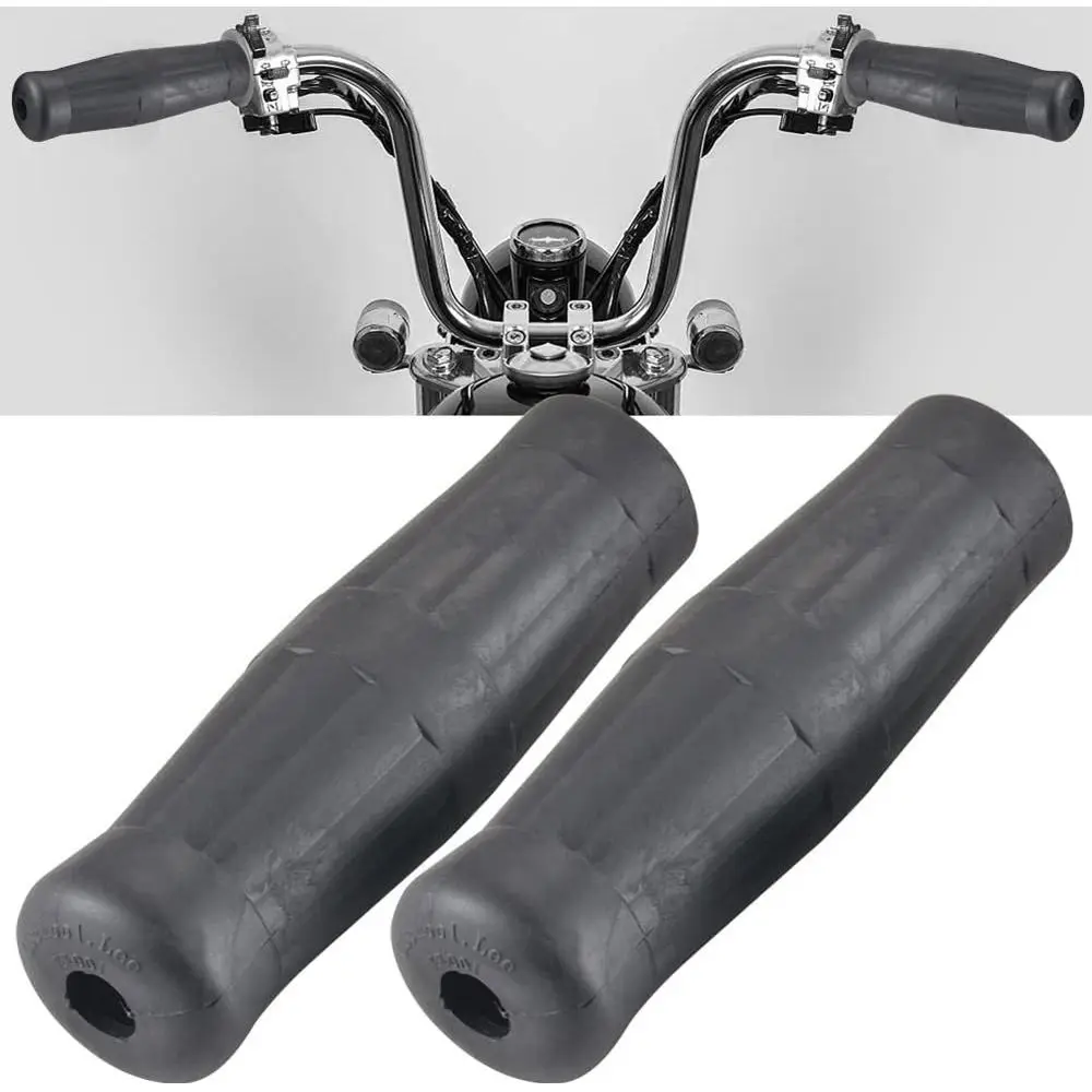 Rubber Motorcycles Grips Vintage Motorcycle Handlebar Universal Hand Grip Bar for Harley