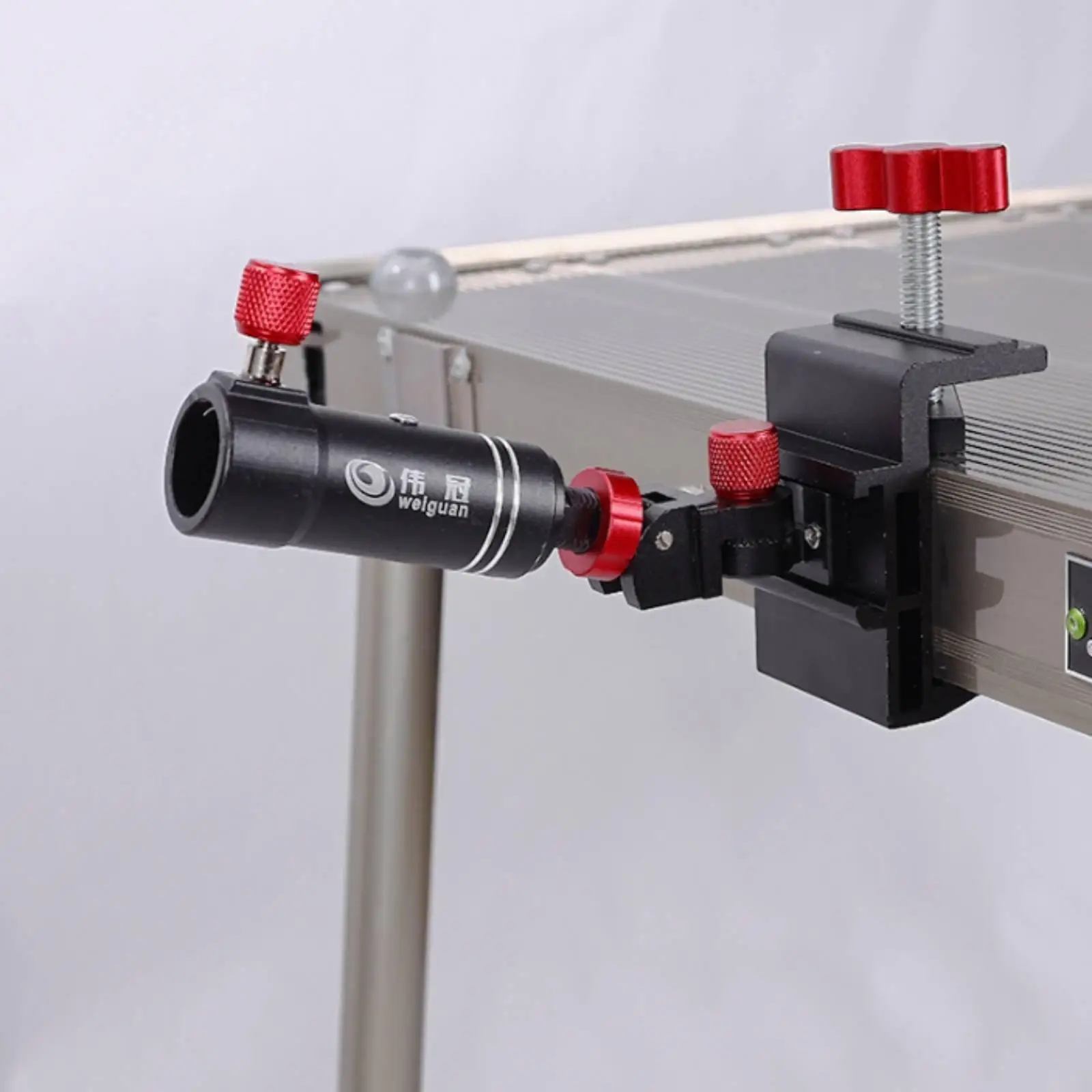Aluminum Alloy Fishing Stand Adjustable Universal Rod Holder Support for Freshwater Fishing Angling Chair Mount Base