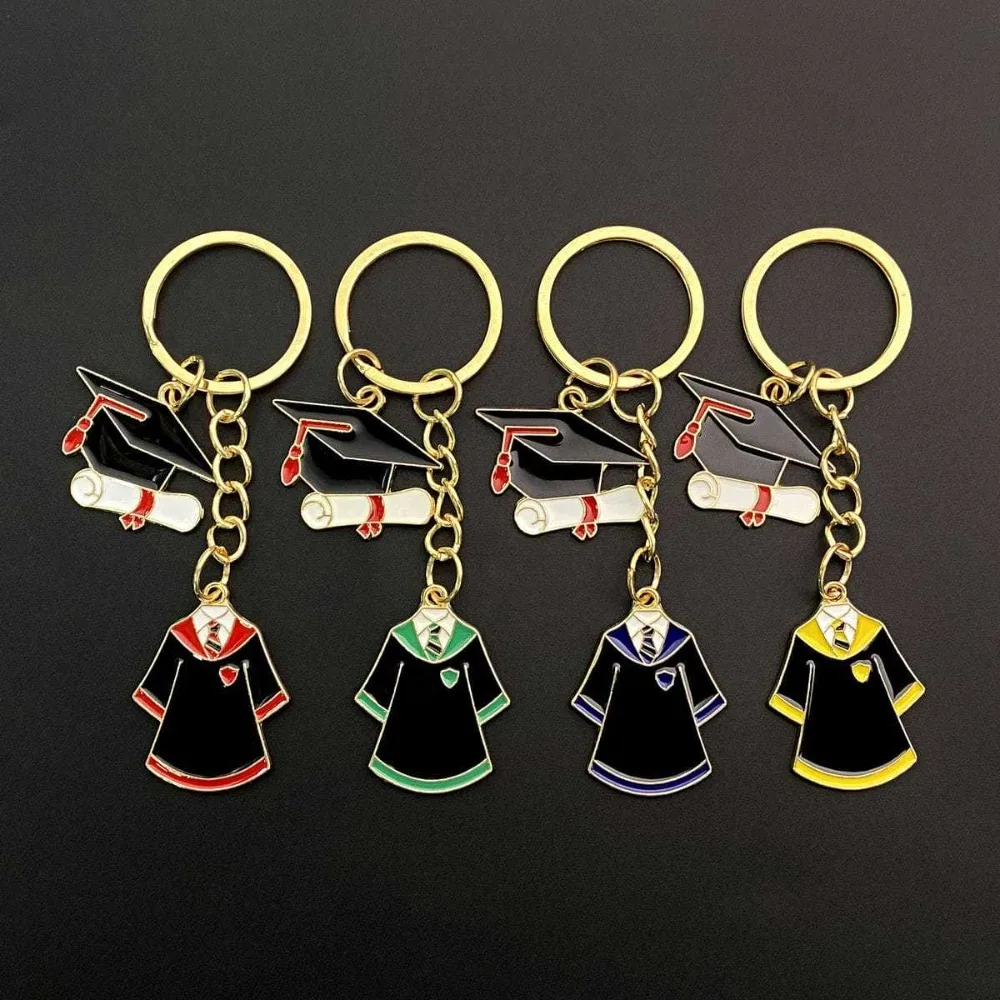 

Graduation Season Bachelor's Uniform Charms Keychains Pendants Keyrings Commemorative Accessories Creative Party Gifts