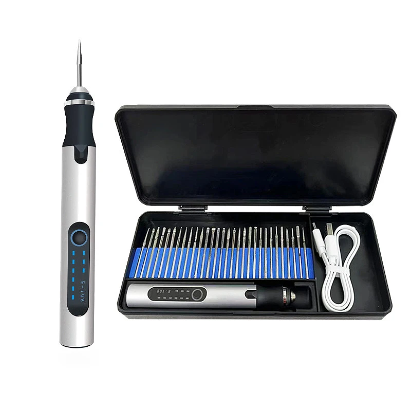 Electric Engraving Pen Rechargeable Engraver Drill Machine For Jewelry Glass Woodworking Mini Grinder Cordless Rotary Tool▪