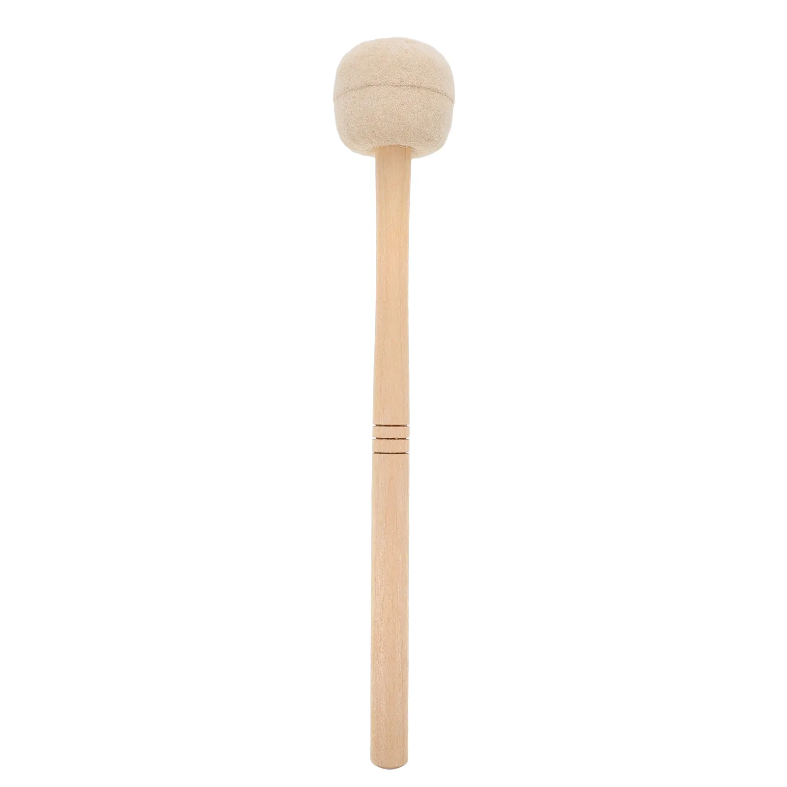 Mazo de tambor con mango de arce y cabeza de fieltro, agarre equilibrado para bombo, timbales, gong, xilófono, marimba, accesorios para instrumentos de percusión