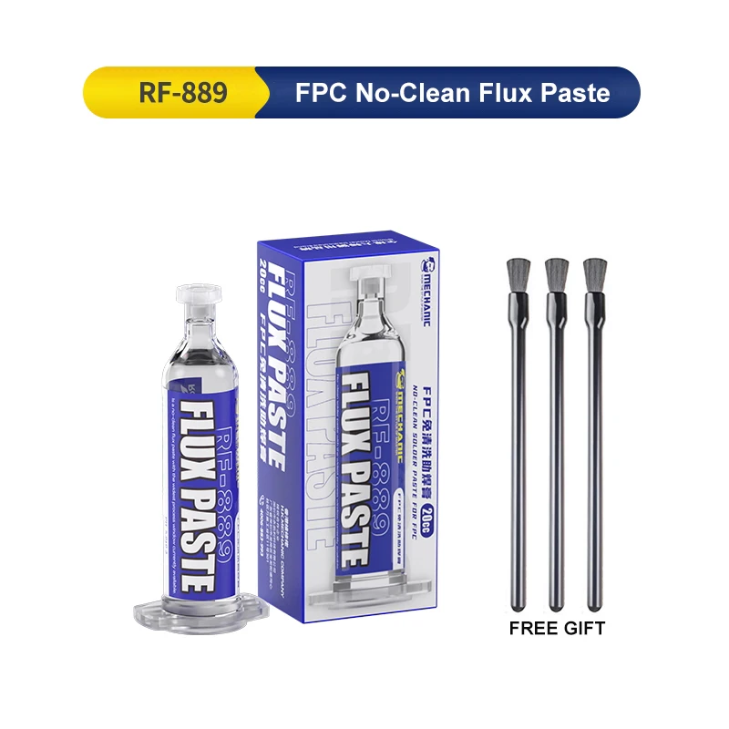 MONTEUR S Serie 20ML Loodvrij No-Clean Flux Pasta voor BGA PCB FPC IC Chip Solderen Telefoon Moederbord Reparatie gereedschap