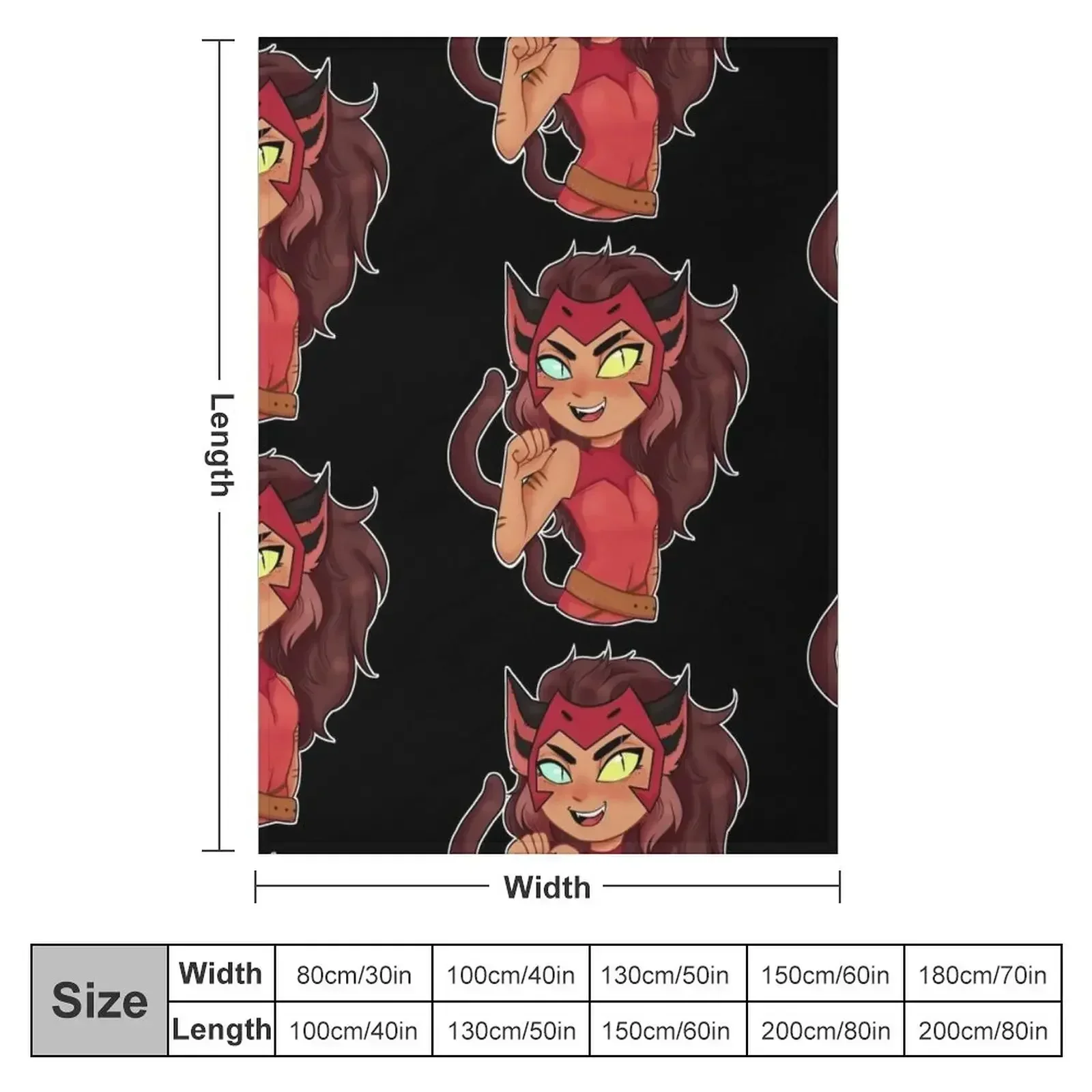 She Ra Catra Artwork Throw Blanket Summer Beddings sofa bed Decorative Throw Decorative Beds Blankets