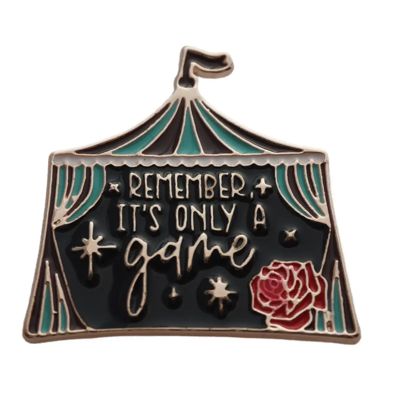 Remember It\'s Only A Game Enamel Pins  Lapel Pin Badge