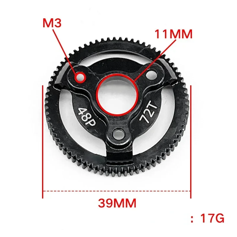 Tras Slash2WD,2WD LCG Drag Slash Steel Big Tooth 48P/72 -76T,86T