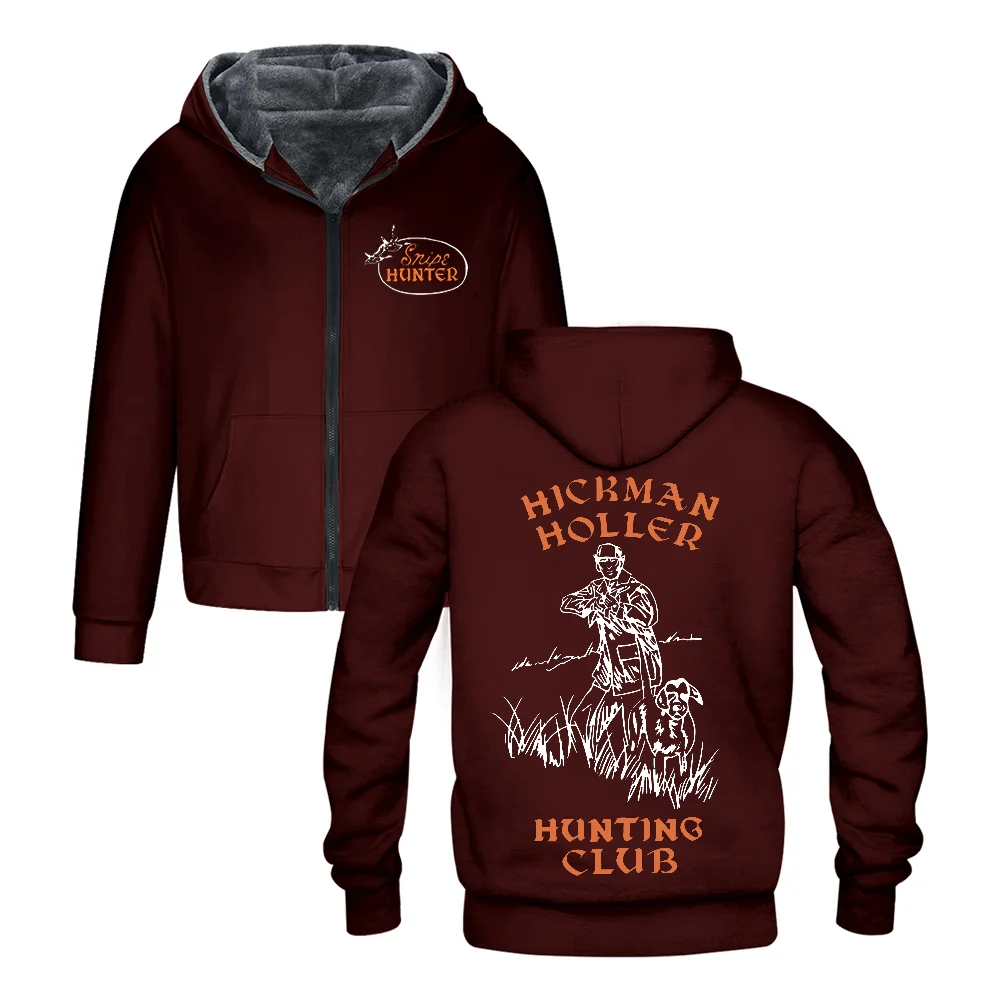 

Tyler Childers Snipe Hunting Club Zipper hooded cotton jacket Men's Full Zip Hoodie Casual Zip Hoodie Fashion Zipper