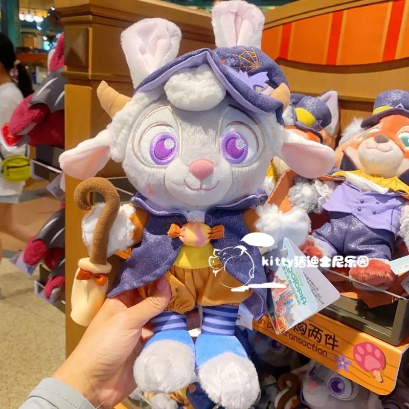 Véritable Disney Zootopia Halloween série pendentif en peluche Judy et Nick poupée en peluche sac à dos livre sac porte-clés pendentif fille cadeau
