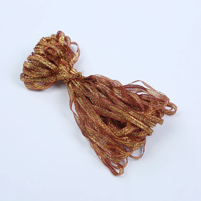 3 مللي متر (10 متر/وحدة) شريط لامع ملون شريط بصل مطرز لتغليف هدايا كعكة الزفاف لوازم ديكور يدوية ذاتية الصنع #4