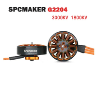 SPCMAKER G2204 2204 3000KV Brushless Motor 3-4S Lipo Crossing 1.5mm Shaft 5in prop For FPV Racing Cinewhoop Toothpick Drones