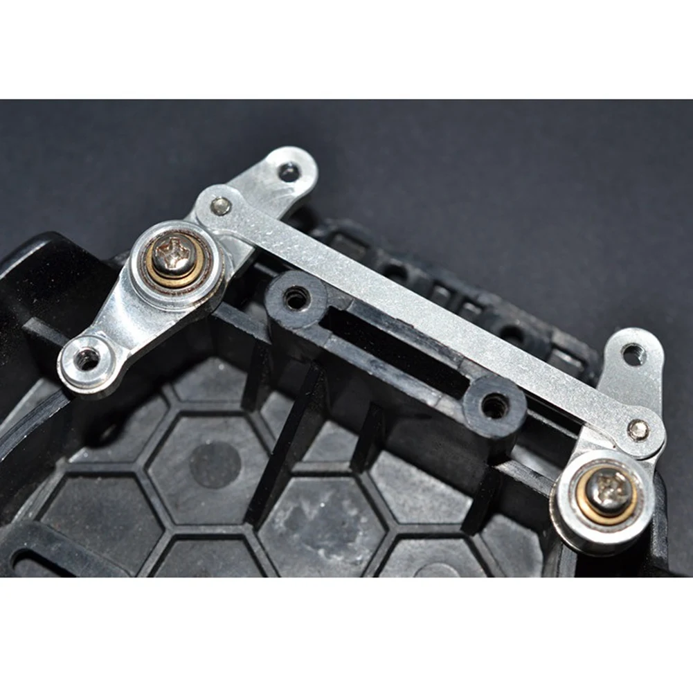 Componenti dello sterzo in metallo gruppo sterzo per Tamiya DF01 TA01 TA02 M1025 HUMMER RC aggiornamenti per auto accessori per parti, 7