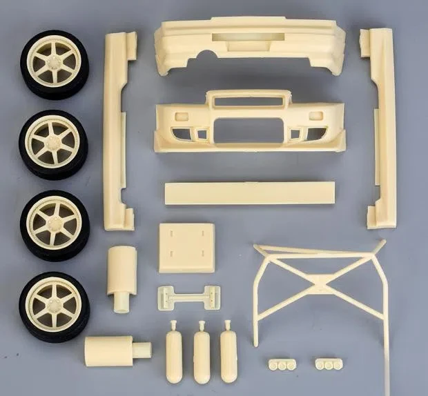 HobbyDesign 1:24 (C-West) R34 HD03-0669 Modifying and Assembling Model Accessories