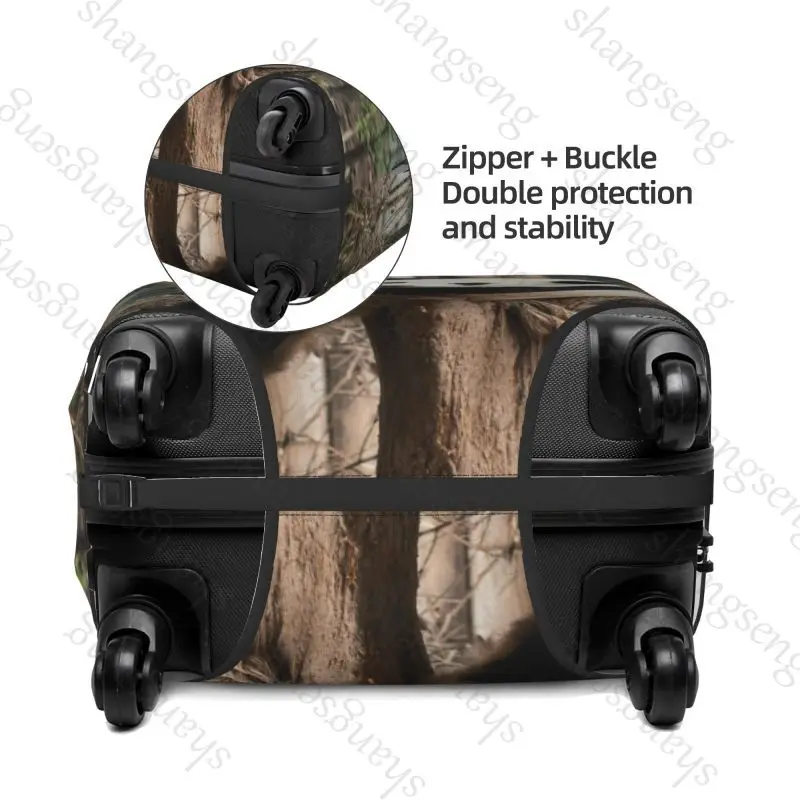 Panda Huahua animal Travel suitcase protective case, suitcase cover, elastic protection, washable Luggage cover, 18-32 in