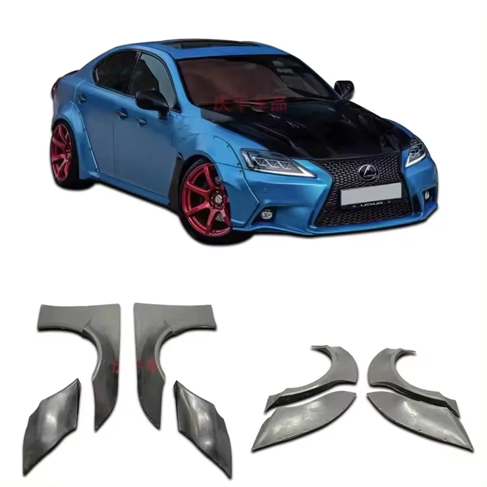 Carbon Fiber Side Fender Vent Trims For 2006-2017 Lexus IS250 IS300 Body Kit Side Panels Fender Engine Panel Decoratio