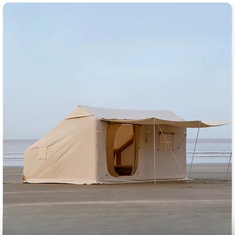 Inflatable Tent Stand Outdoor Camping Camping-Person Cotton Rain-Proof Cotton House Type