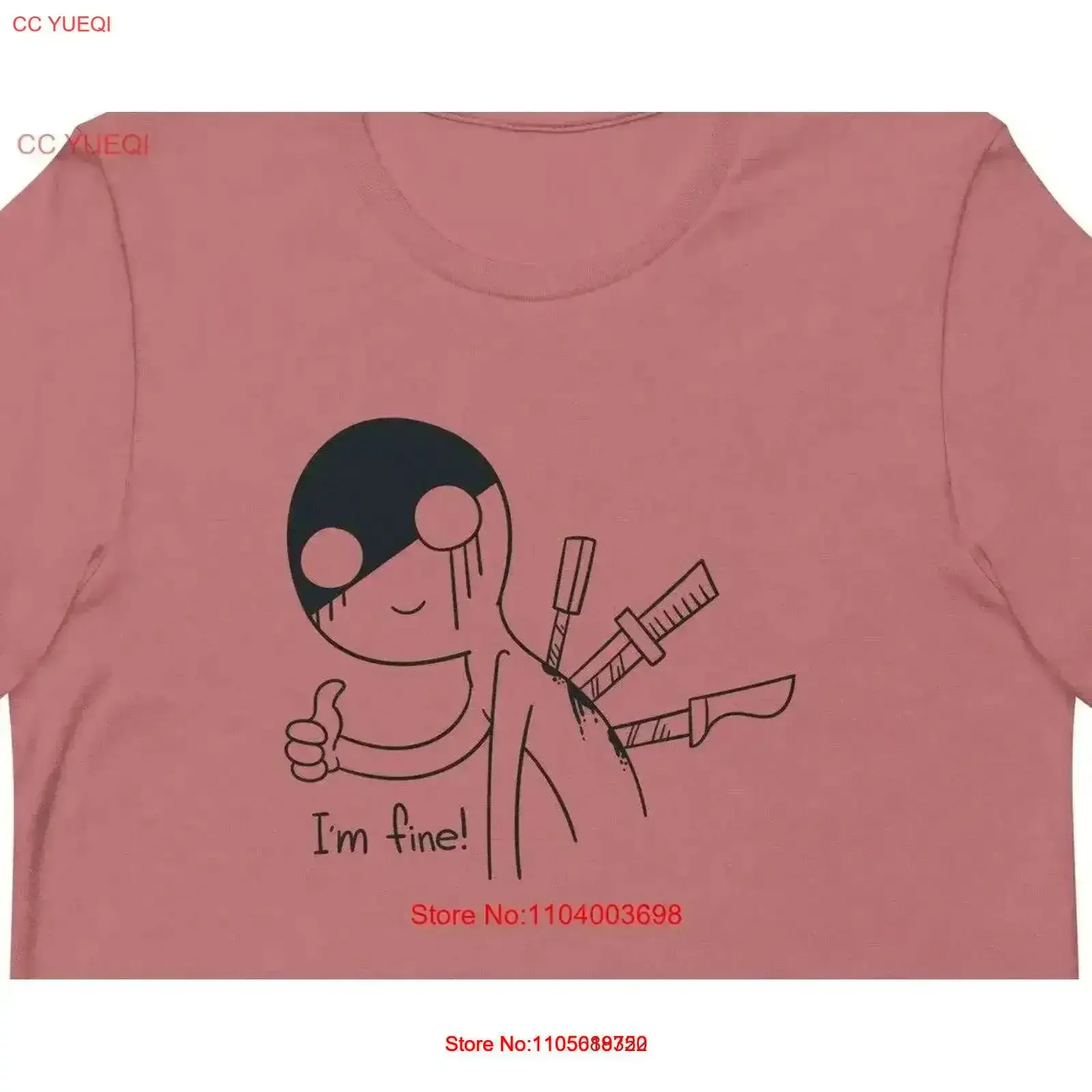 Funny Backstabbed T Shirt The I've been but I'm fine Work Place vintage Washed Soft homme fashion Versatile streetwear vintage