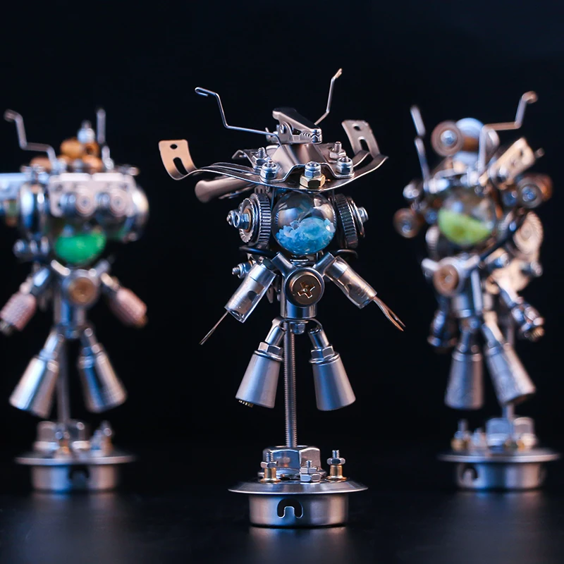 Caja ciega mecánica de la serie Star Yuan para fiesta, montaje de metal, bloques de construcción cyberpunk, estatuilla de moda, artículo de exhibición, regalo de festival