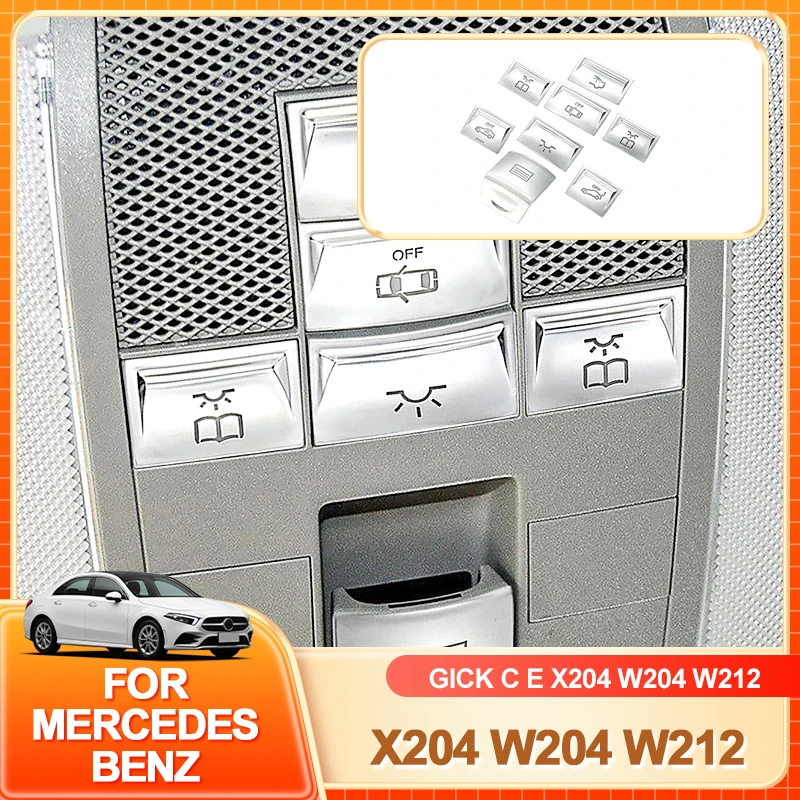 

Interior Stickers Light Button For Car Solar Roof, Mercedes Decorative Stickers Benz Gick C E X204 W204 W212, Roof Light Deck Du