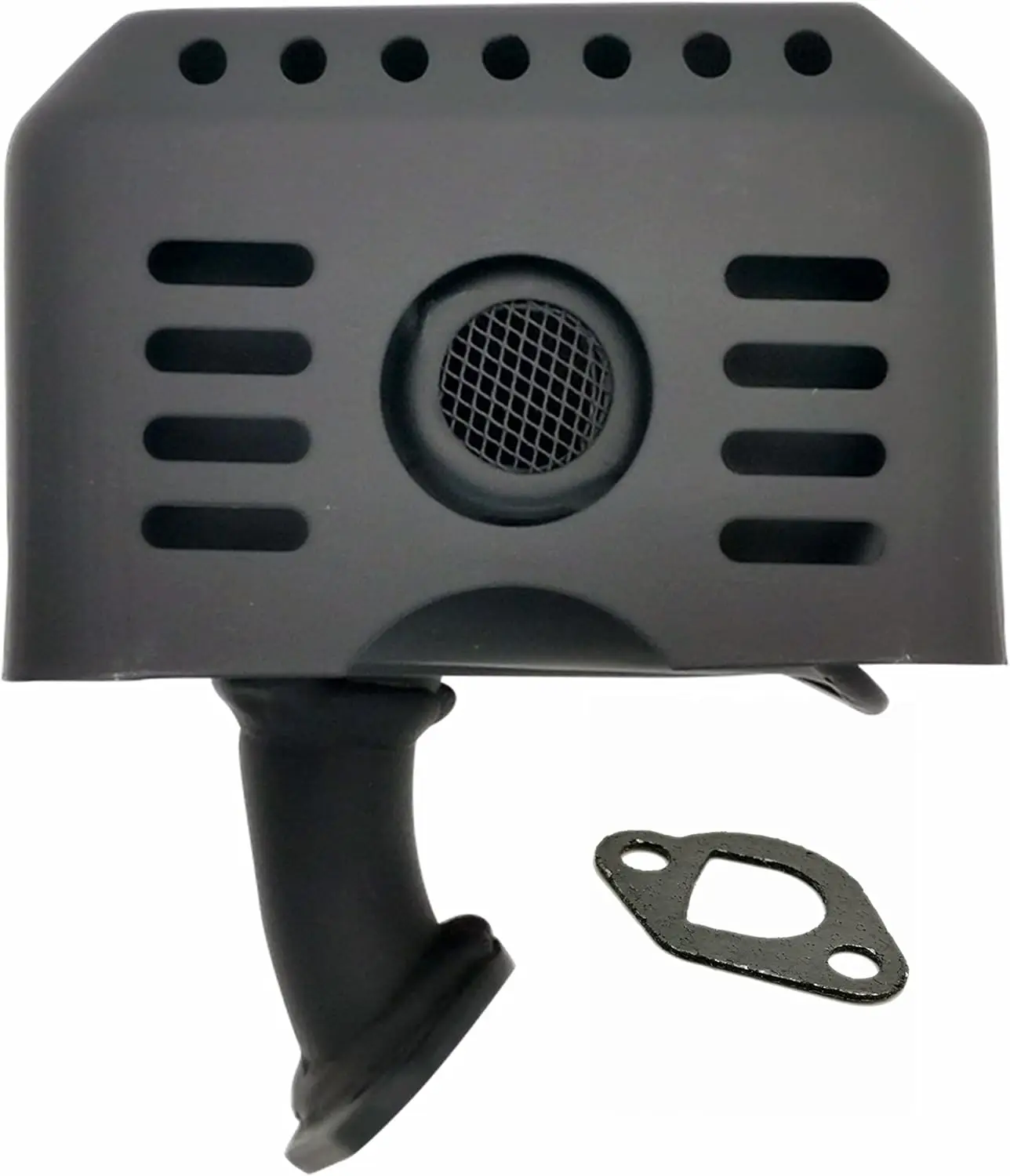GX160 GX200 Muffler Exhaust Silencer Assembly 18310-ZF1-000 | for Honda and Clone GX120 GX 160 GX 200 GX 120 159cc 196cc 212cc 5.5HP 6.5HP Engine Motor w/Gasket