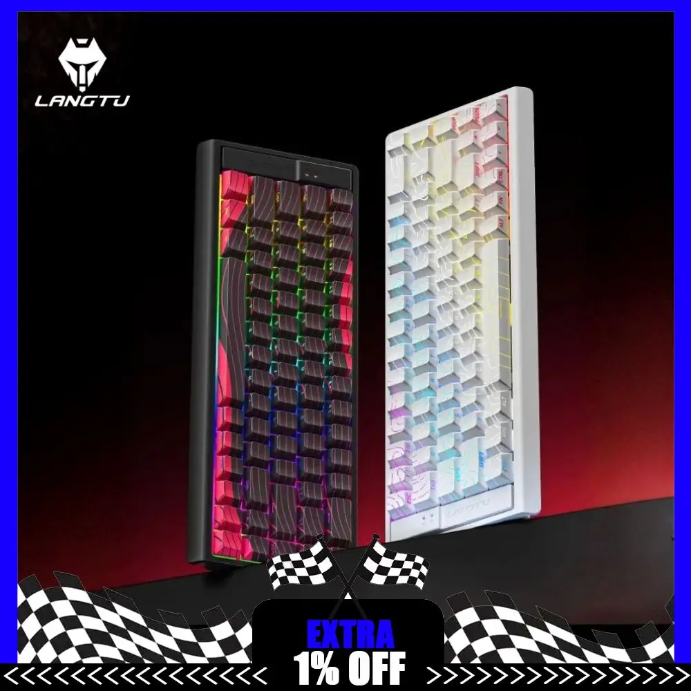

LANGTU MC68 Magnetic Switch Mechanical Keyboard Hot Swap Low Delay Custom Wired Gaming Keyboard PC E-Sports Accessories Gifts