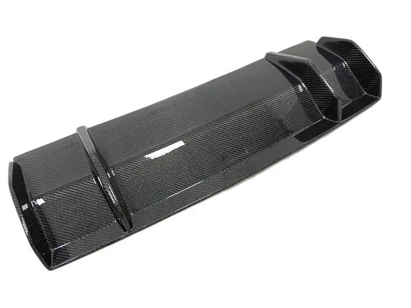 

For Dodge Challenger Hellcat Carbon Fiber Car Rear Bumper Chassis Shark Fin Diffuser 15-19