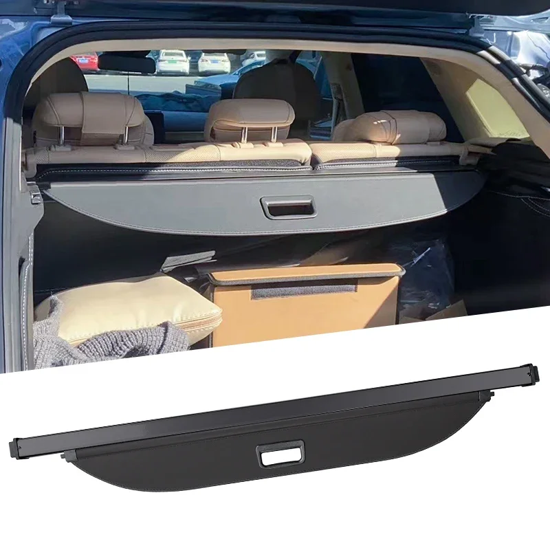 Für KIA KX3 Seltos Auto Tail Box Innen Zubehör Versenkbare Trunk Cargo Abdeckung