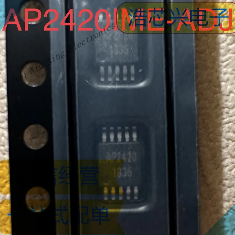 10PCS--50PCS AP2420IME-ADJ MSOP-10 Buck IC Chip AP2420IME Buck Converter Silk Screen AP2420