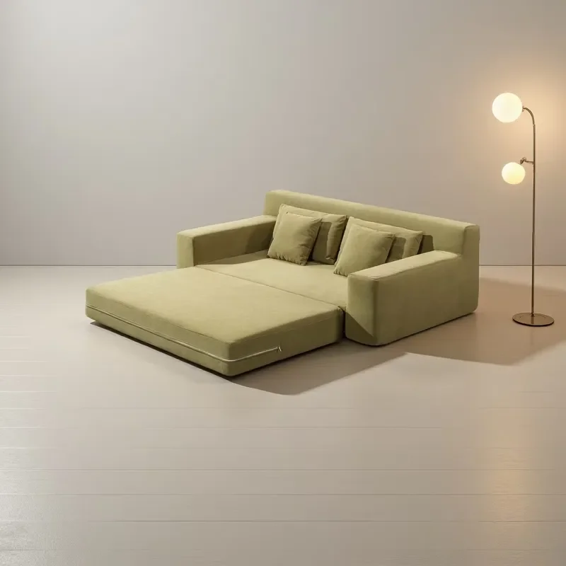 Modern Simple Design Vacuum Compression Sofa High Density Sponge Filling Compression Sofa Bed Double Seater Compressed Sofa