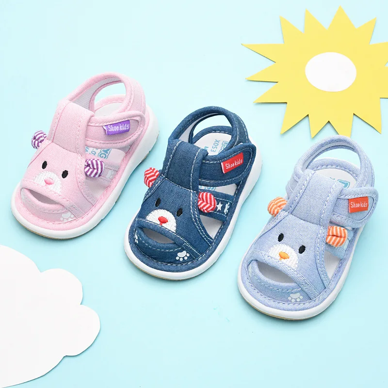 

Baby cloth sandals men's summer 0-1-2-3 years old baby non-slip soft-soled beggar shoes women's toddler shoes baby shoes