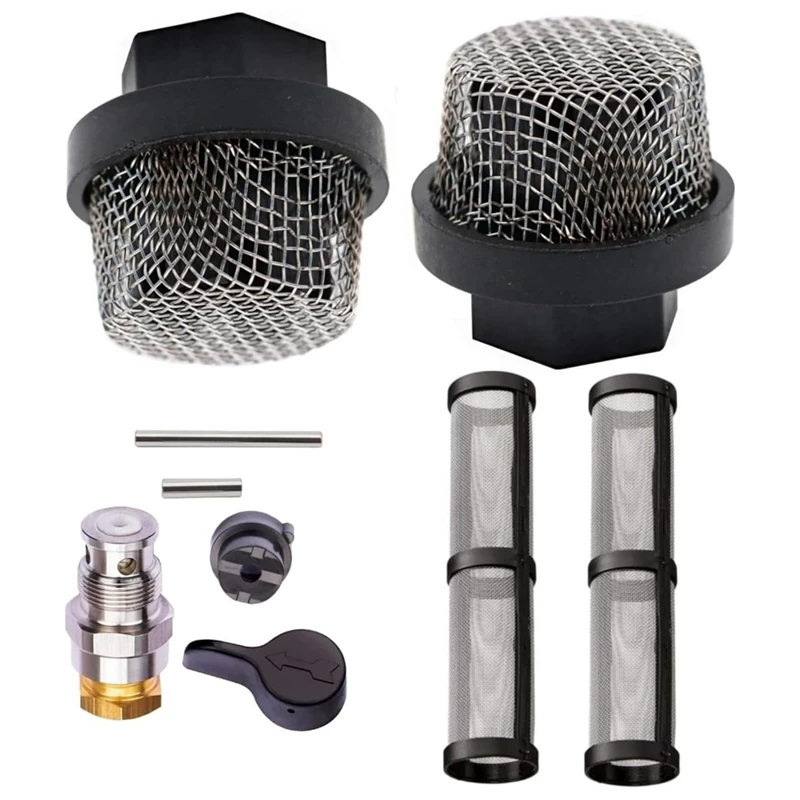 

A7THK-235014 Prime Sprayer Valve&246385 7/8-Inch UNF Inlet Strainer Screen&246384 Pump Manifold Strainer Replacement Kit