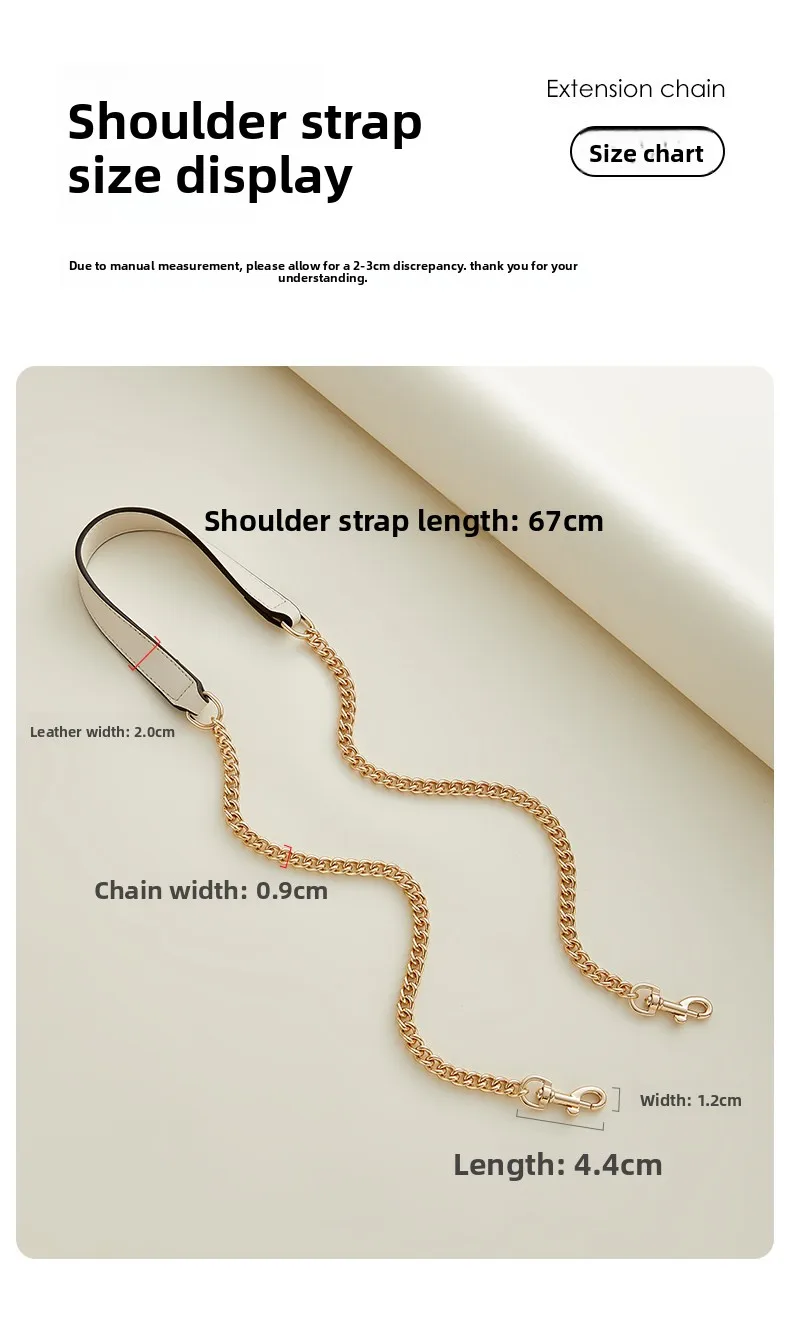 Replacement Crossbody Strap Chain Accessories Compatible With Rowan18 Handbag Shoulder Strap for Coach Boston Purse For Rowan18