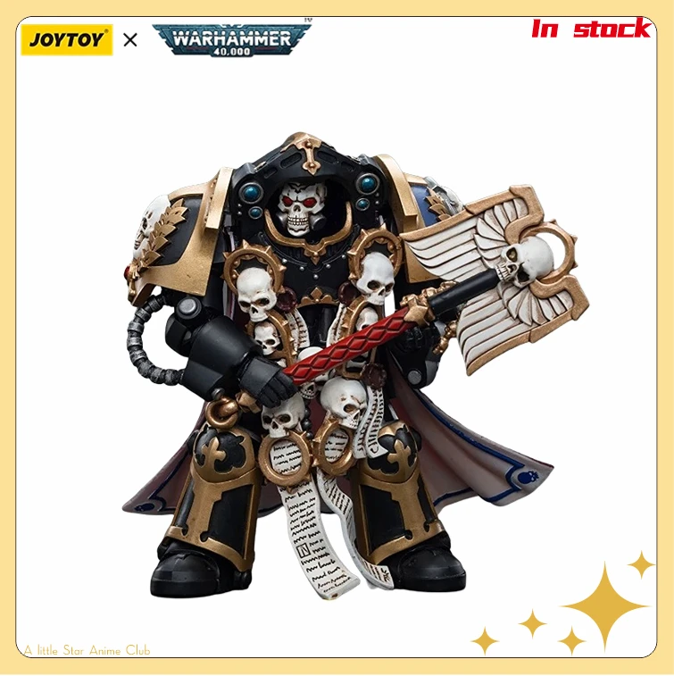 

In Stock Original JOYTOY Warhammer 40000 Terminator Priest Brother Vanius 1/18 Action Figure Animation Model Collection