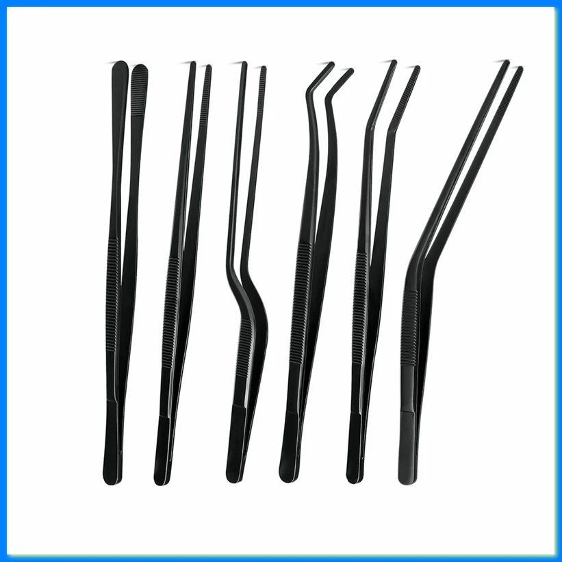

Tweezer Tongs Set,6 Pcs Kitchen Tweezers,8inch Cooking Tweezers Set,Stainless-Steel Food Chef Culinary Tweezers Tongs-A57M