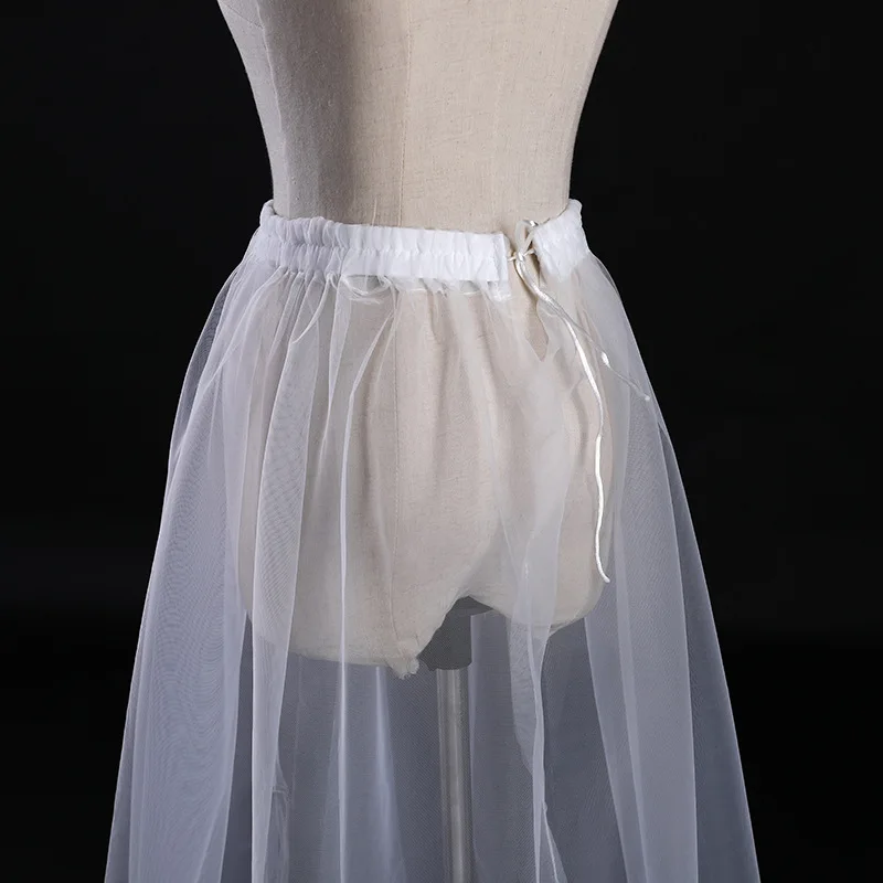 Encrypted US Tulle Skirt Boneless Plinth European and American Style Wedding Dress Performance Skirt Length Slip Dress