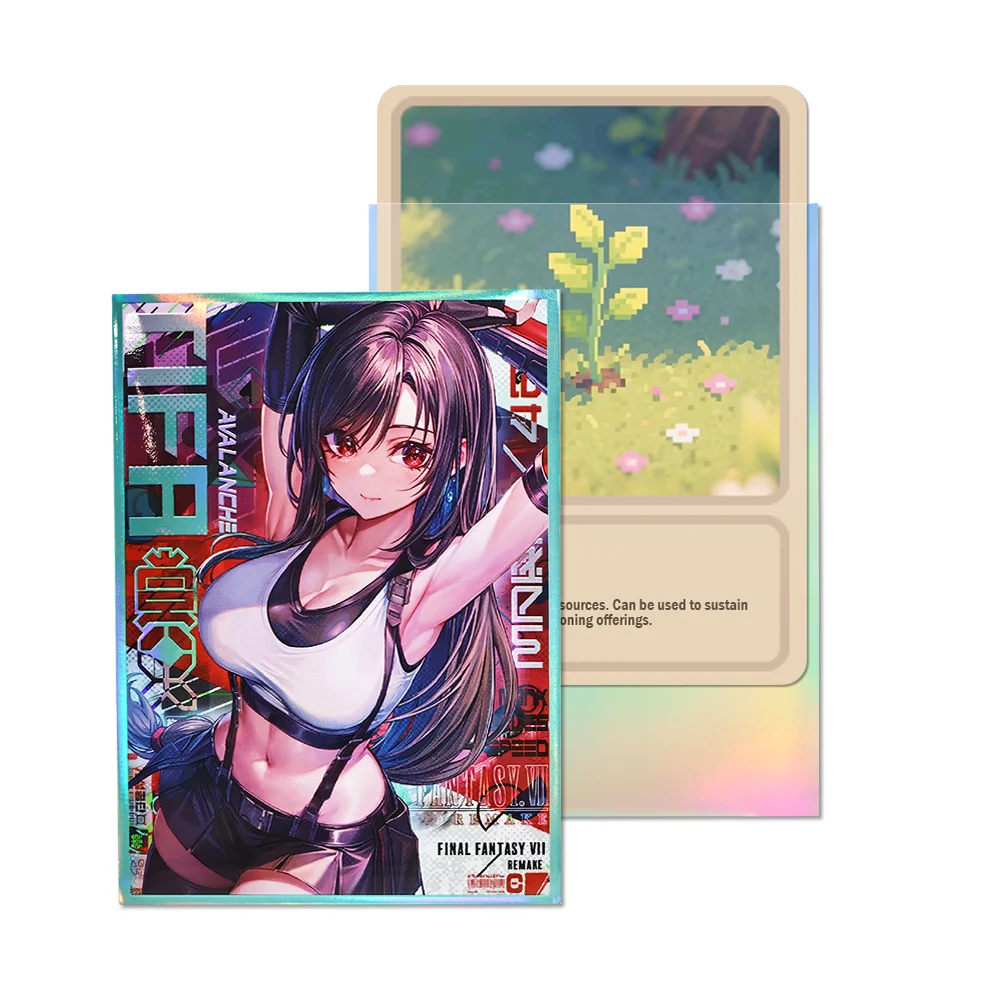 60PCS 67x92mm Standard Size Art Card Sleeves Perfect Fit Trading Card Protectors for MTG/PKM/PTCG, Sports Cards