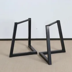 wrought iron leg bracket, office leg tripod, solid wood large board frame, custom metal tripod table foo