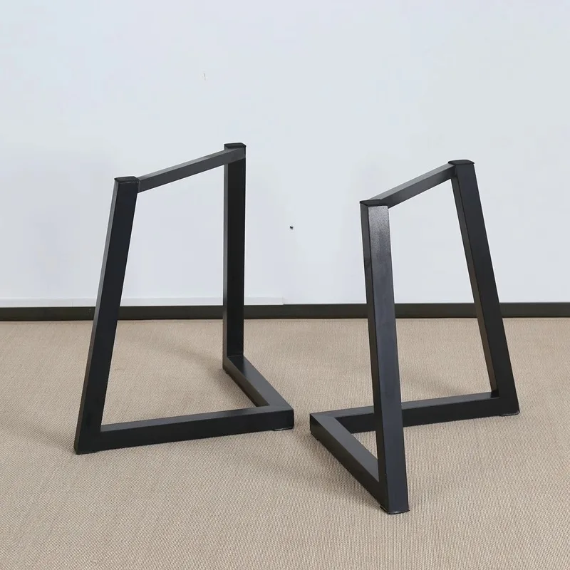 wrought iron  leg bracket, office  leg  tripod, solid wood large board  frame, custom metal tripod table foo